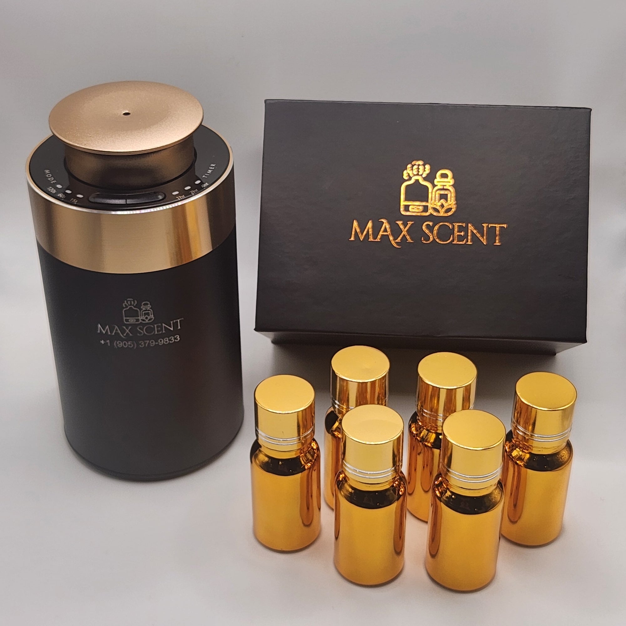 6 Oil Fragrances + Mini Pro - Car Scent Diffuser
