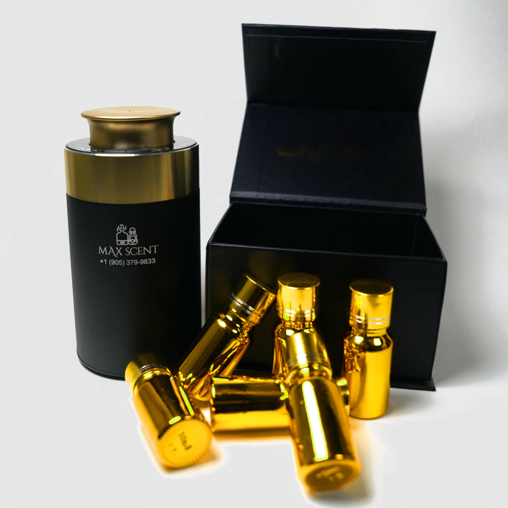 6 Oil Fragrances + Mini Pro - Car Scent Diffuser