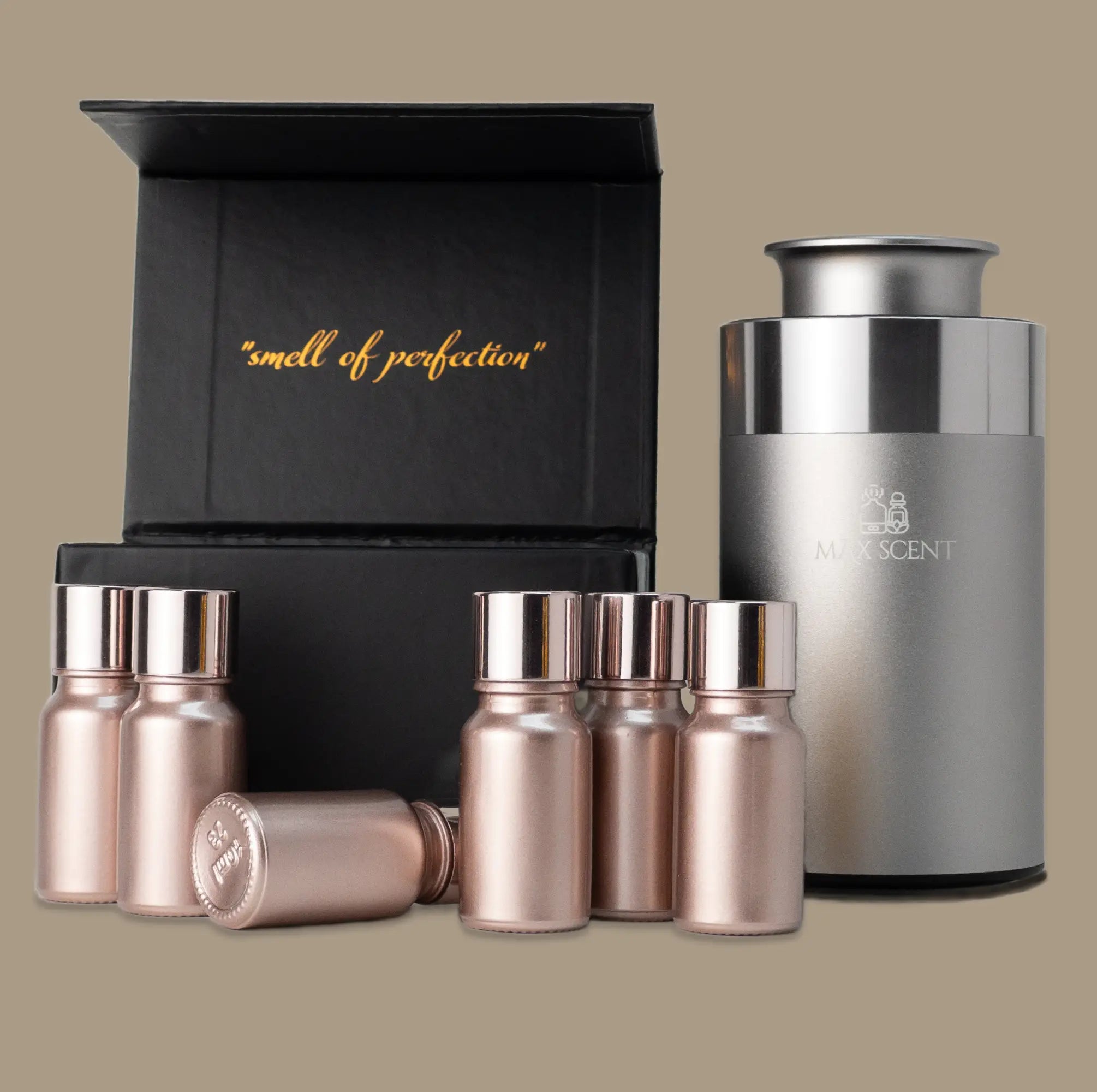 Sterling Silver Mini Pro + 6 Curated Scents (Rose Gold)